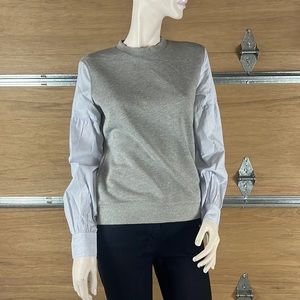 NWT Derek Lam Sweatshirt/Top Gray Sz XS Orig $350
